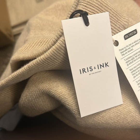 Iris & Ink (Chloe Mélange wool wide leg pants) - Picture 7 of 7